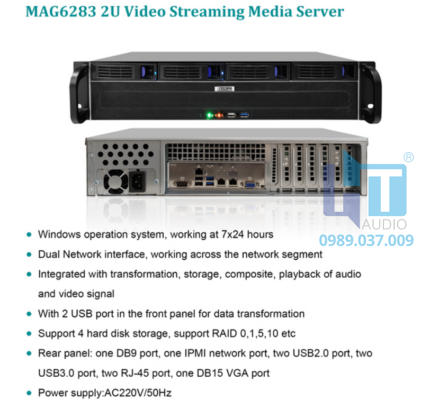 network streaming media player MAG6283