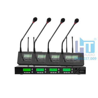D6662 Micro không dây UHF cổ ngỗng 4 kênh 6 D6662 3