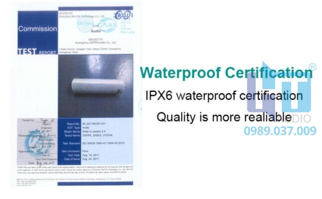 DSP255II Loa cột vỏ kim loại 7 DSP255. DSP455II T Chuan IPX6