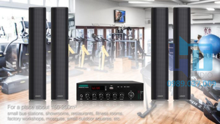 MP270UBE Tăng âm kèm trộn số tích hợp USB/FM/Bluetooth, 4 mp270UBE 2